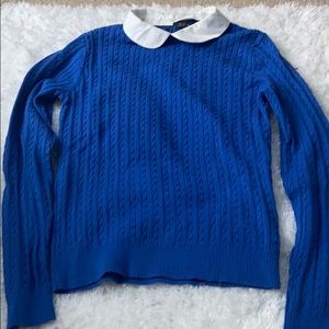 Brooks Brothers Peter Pan Collar Sweater